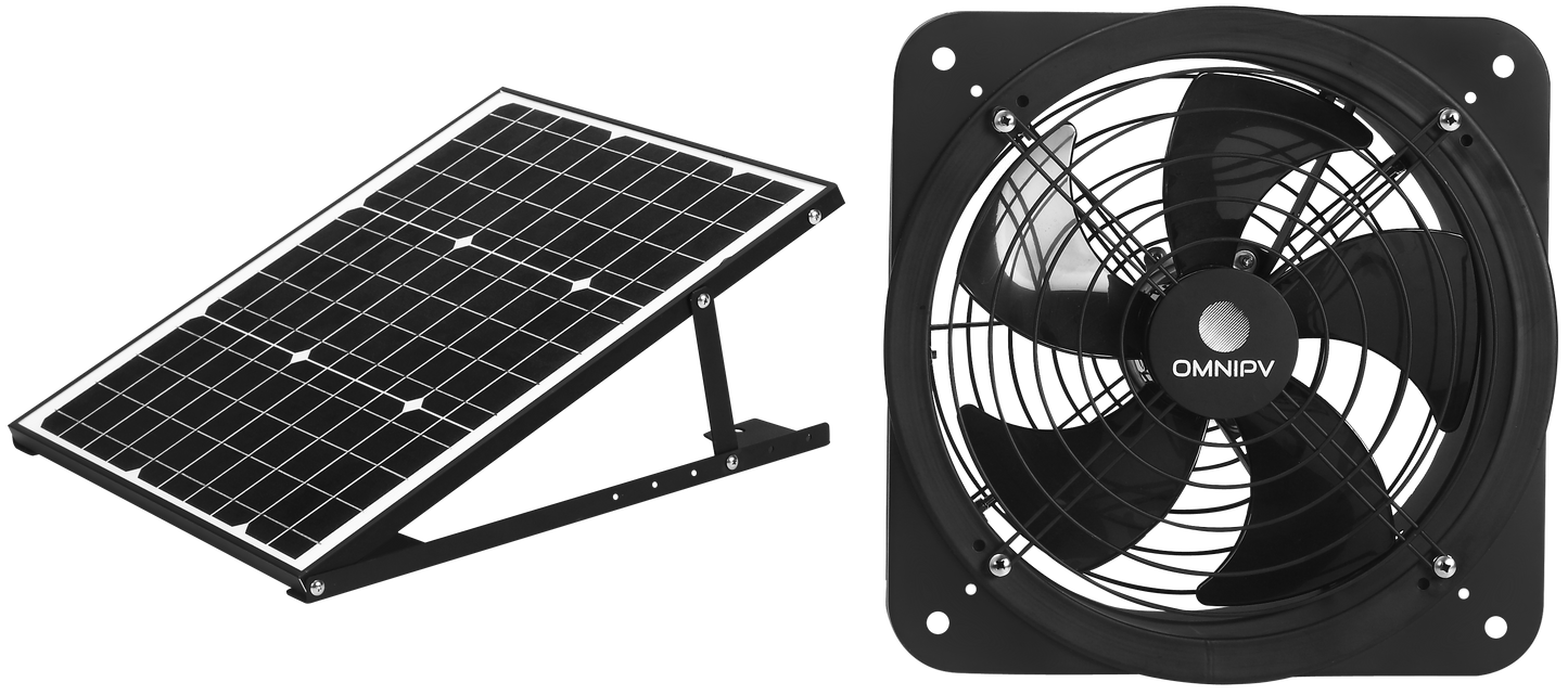 Dual SOLAR WALL EXHAUST FANS