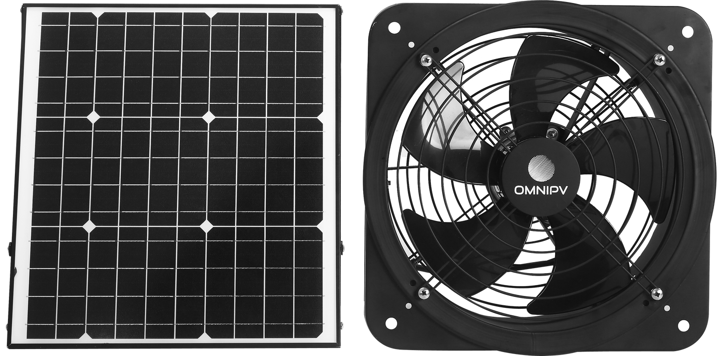 Dual SOLAR WALL EXHAUST FANS